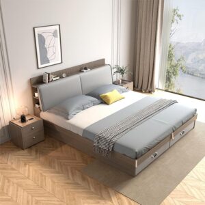 Royaloak Tivoli Italian King Size Bed with Hydraulic Storage