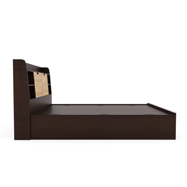 Nilkamal Riva Engineered Wood Bed with Headboard & Box Storage - Image 3