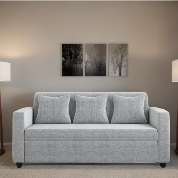 HANDWOOD FURNITURE 3 Seater Fabric Sofa Set for Living Room Furniture